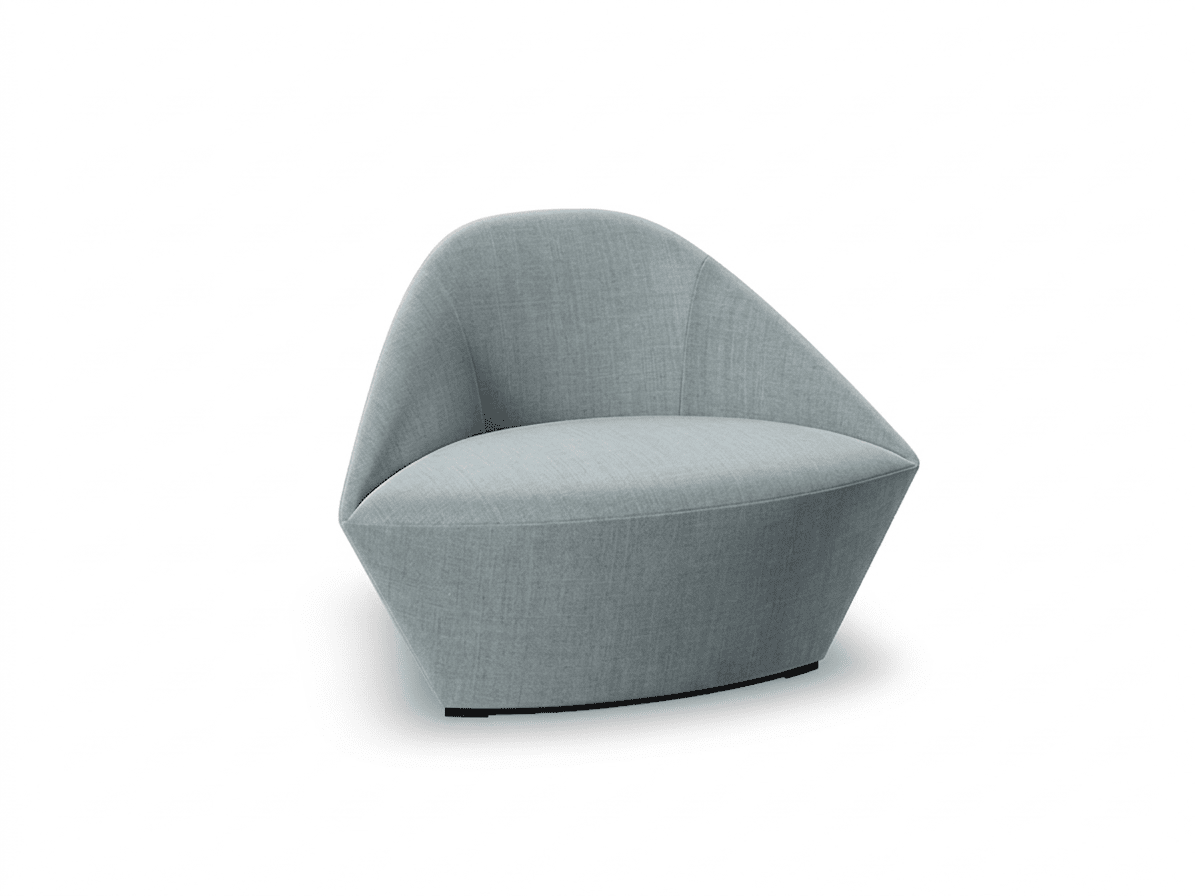 Colina Fully Upholstered Medium Lounge Chair lounge chair Arper 