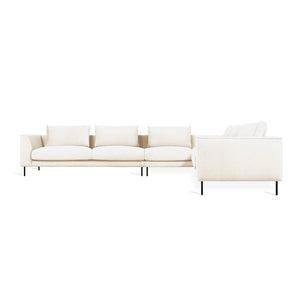 Renfrew XL Sectional Sofa Gus Modern Merino Cream Right Facing 