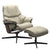 Reno Chair and Ottoman With Cross Base Chairs Stressless 