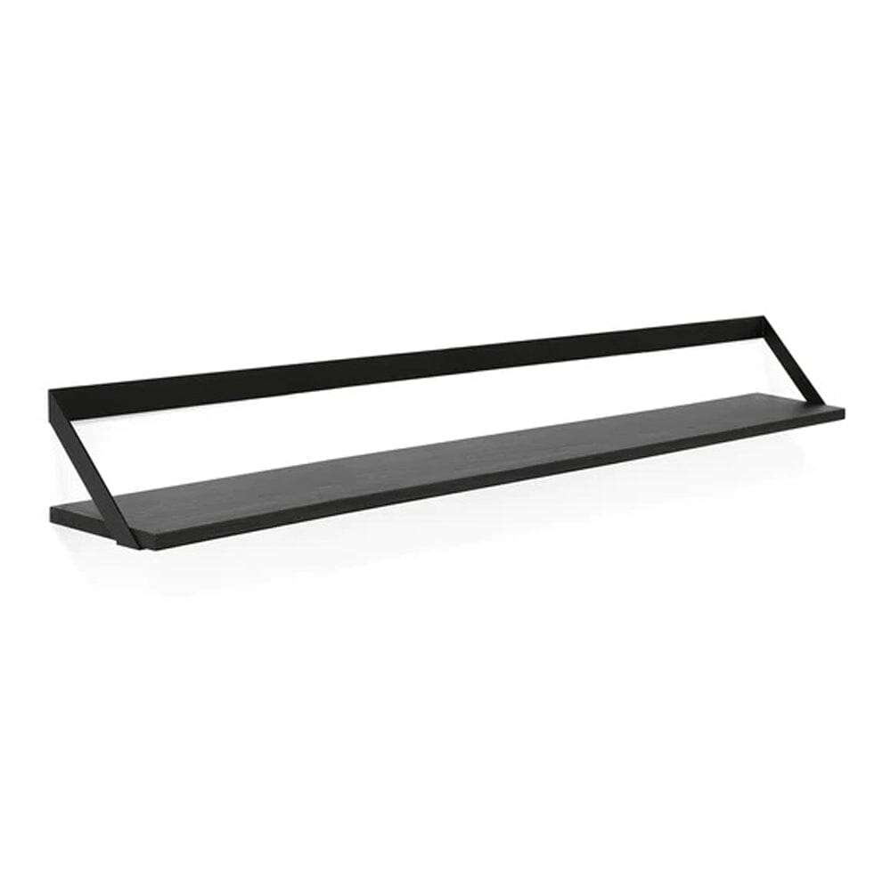 Ribbon Shelf Shelf Ethnicraft Large: 55 In Width Varnished Oak / Black 