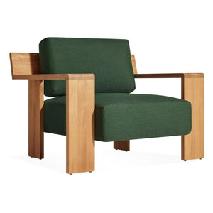 Ridge Outdoor Lounge Chair lounge chair BluDot Sunbrella Ivy 