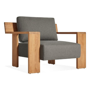 Ridge Outdoor Lounge Chair lounge chair BluDot Toohey Charcoal 