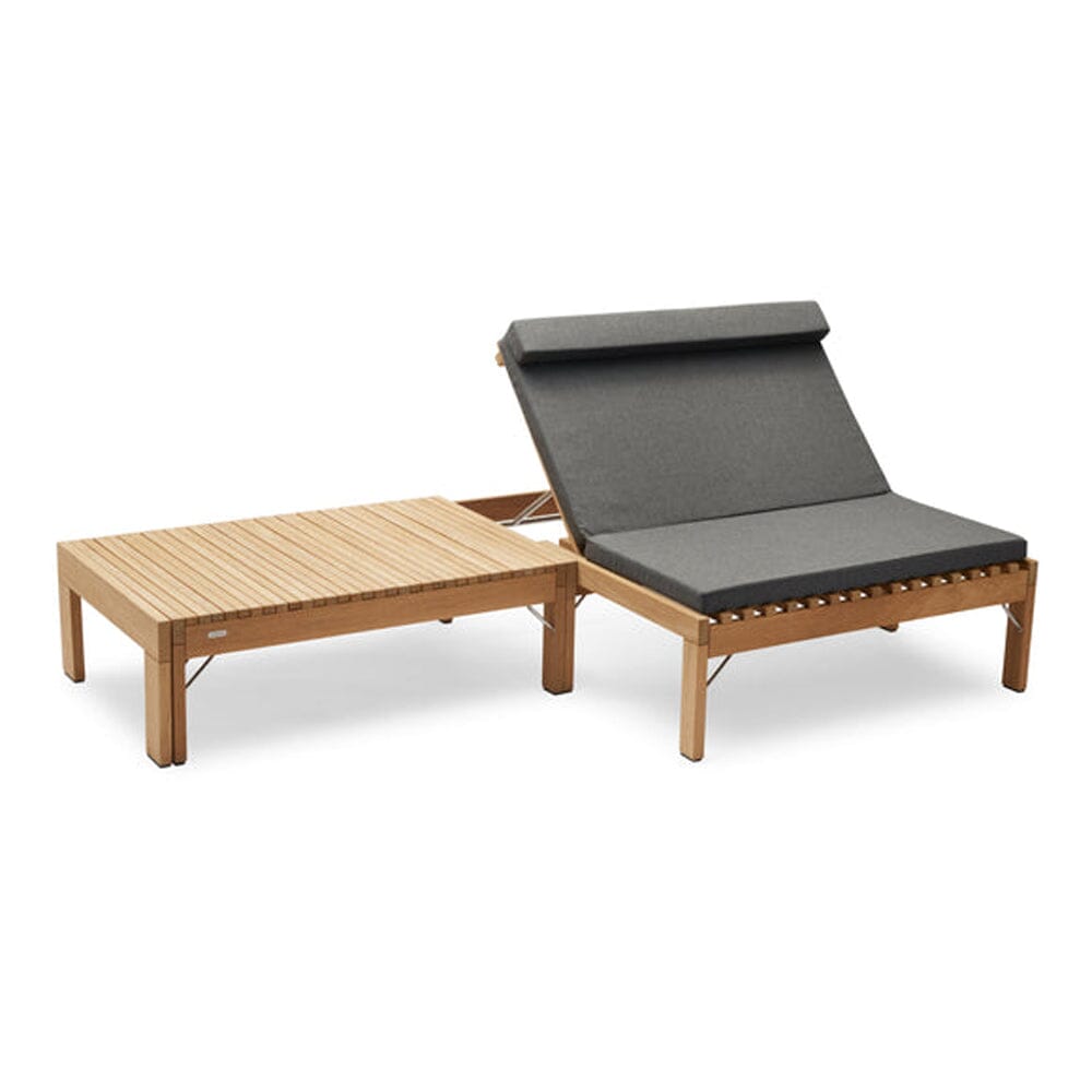 Riviera Lounge chaise lounge Skagerak by Fritz Hansen Charcoal Cushion +$709.00 