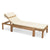 Riviera Sunbed chaise lounge Skagerak by Fritz Hansen Golden Yellow Stripe Cushion +$865.00 