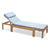 Riviera Sunbed chaise lounge Skagerak by Fritz Hansen Sea Blue Stripe Cushion +$865.00 