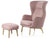 Ro Lounge Chair and Ottoman lounge chair Fritz Hansen 