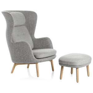 Ro Lounge Chair and Ottoman lounge chair Fritz Hansen 