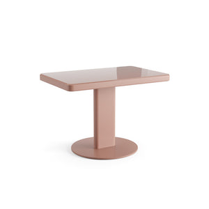 Roopa Rectangular Side Table with Glass Top