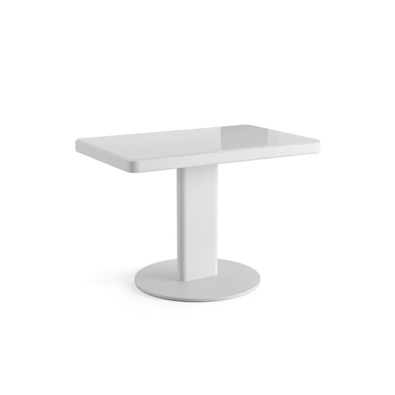 Roopa Rectangular Side Table with Glass Top side/end table Arper Warm Grey 