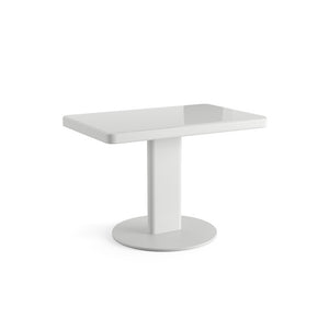 Roopa Rectangular Side Table with Glass Top