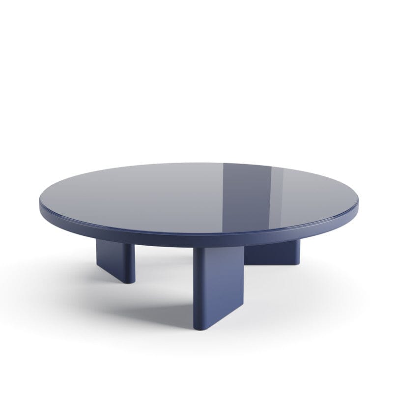 Roopa Round Coffee Table Coffee Tables Arper Midnight Blue 