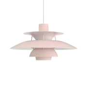 PH 5 Pendant Light hanging lamps Louis Poulsen Monochrome Pale Rose 