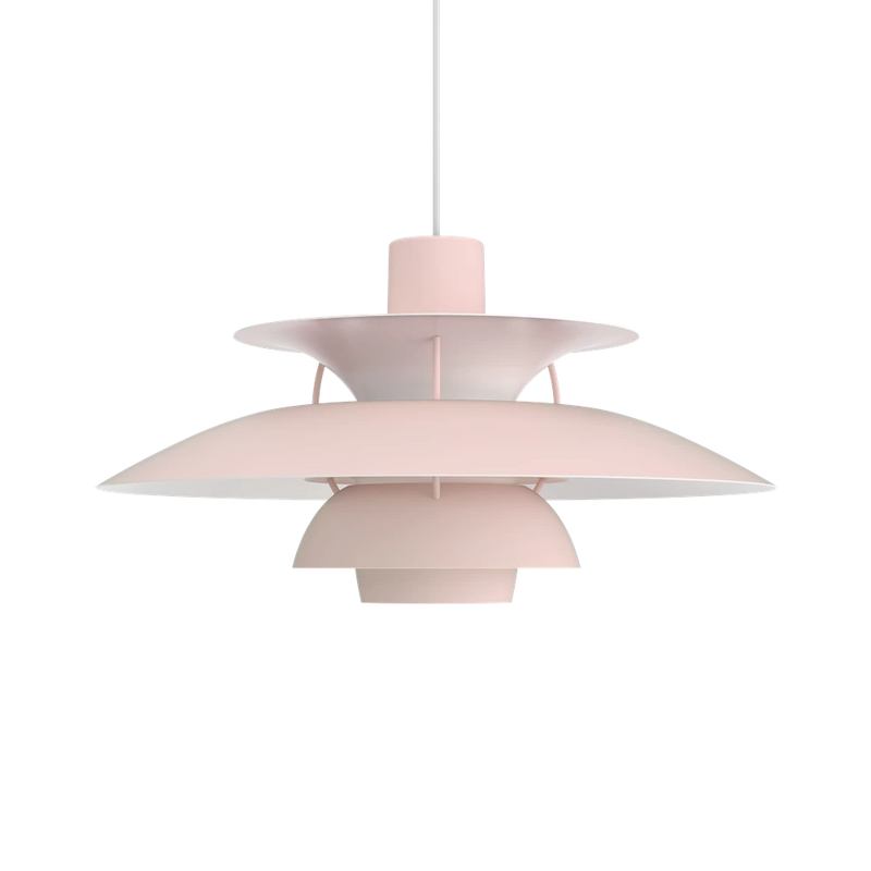PH 5 Pendant Light hanging lamps Louis Poulsen Monochrome Pale Rose 