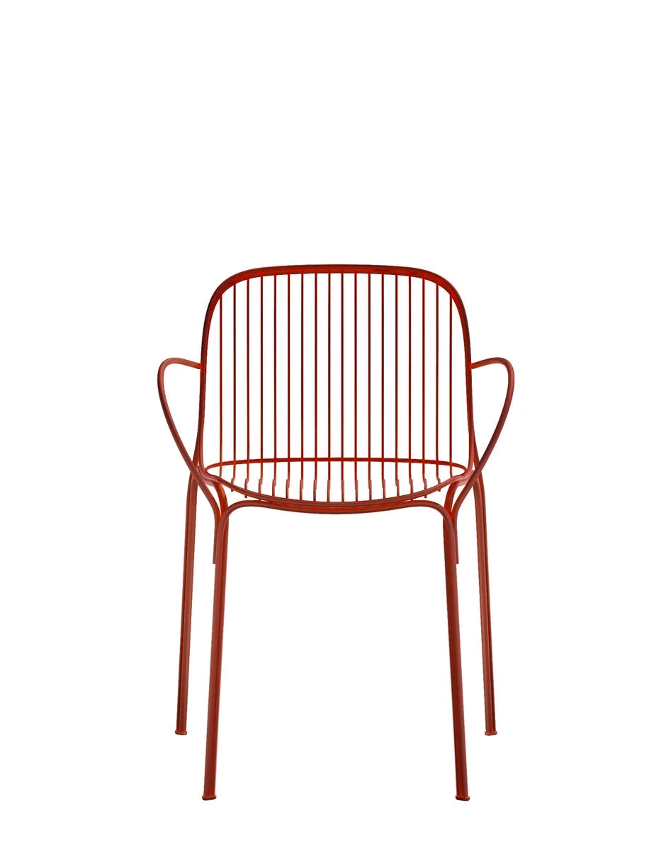 Hiray Dining Armchair Dining Chair Kartell Rust No Seat Cushion 