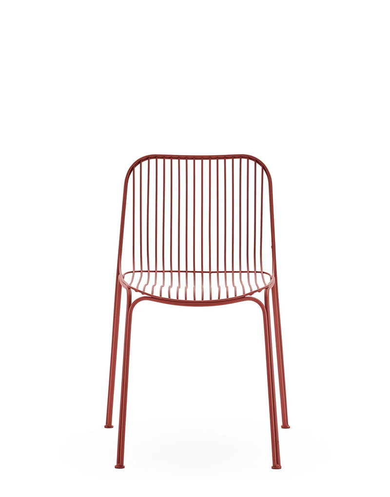 Hiray Dining Chair Dining Chair Kartell Rust Seat Cushion - Ecru 