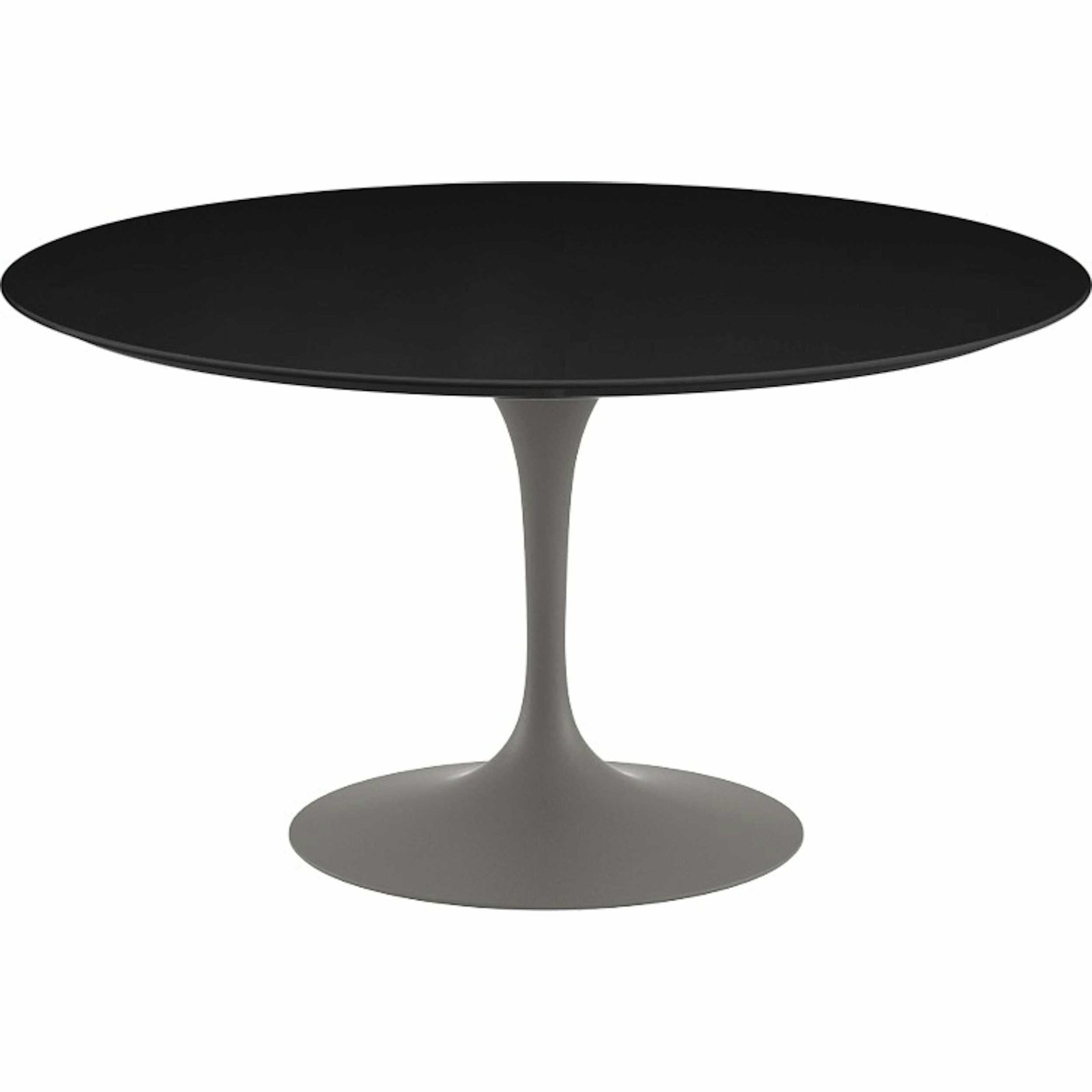 Saarinen 54" Round Dining Table Dining Tables Knoll Grey Black laminate, Satin finish 