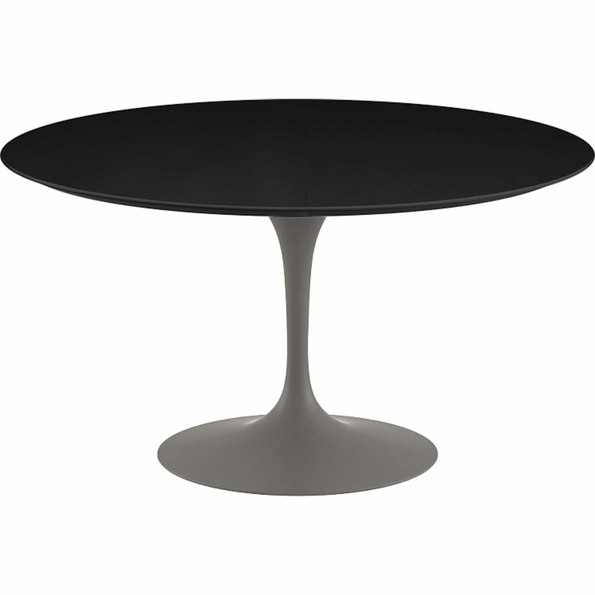 Saarinen 54" Round Dining Table Dining Tables Knoll Grey Black laminate, Satin finish 