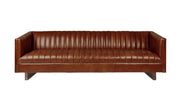 Wallace Sofa Sofa Gus Modern Saddle Brown Leather 