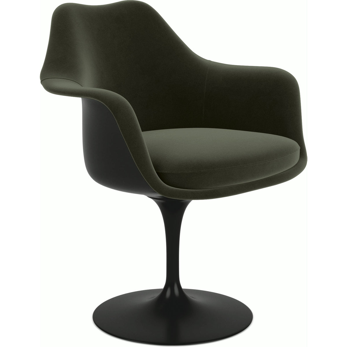 Saarinen Tulip Arm Chair Upholstered Side/Dining Knoll 