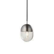 Dot Pendant Light hanging lamps Woud Medium - 6.5" Satin Plated 
