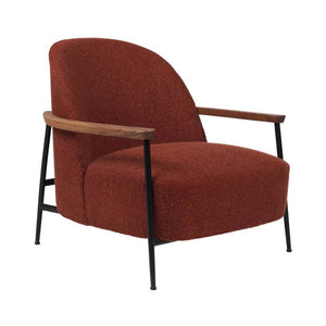 Sejour Lounge Chair Fully Upholstered With Armrest lounge chair Gubi 