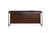 Sequel 20 Desk 6101 Desk's BDI Chocolate Stained Walnut Black 