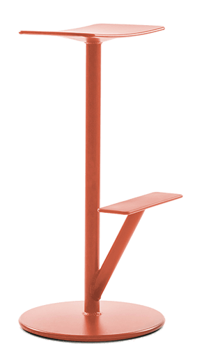 Sequoia Stool Stools Magis Counter Stool Coral Red 