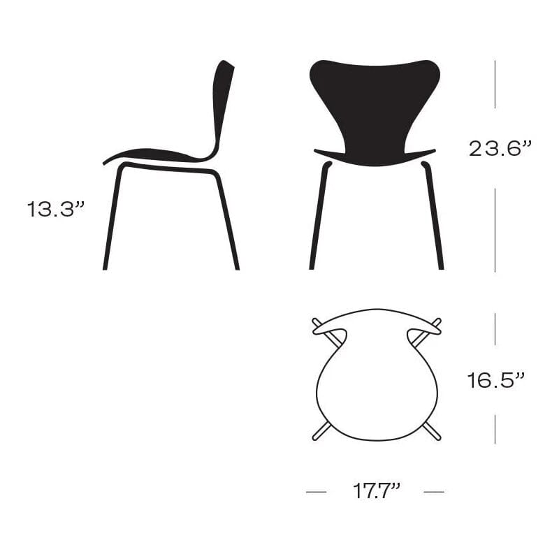 Series 7 Childrens Chair Stacking Chairs Fritz Hansen 