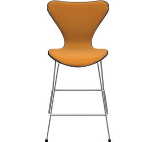 Series 7 Stool - Front Upholstered Stools Fritz Hansen 