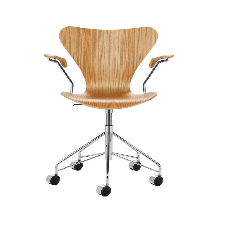 Series 7 Swivel Arm Chair Dining chairs Fritz Hansen 
