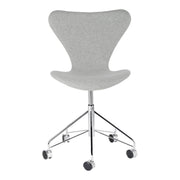 Series 7 Swivel Side Chair Full Upholstered Chairs Fritz Hansen 