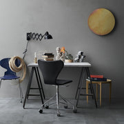 Series 7 Swivel Side Chair Full Upholstered Chairs Fritz Hansen 