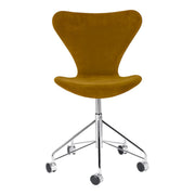 Series 7 Swivel Side Chair Full Upholstered Chairs Fritz Hansen 
