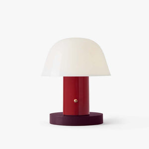 Setago Portable Light JH27 Table Lamps &Tradition Maroon and Grape 