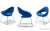 Shark 4-Legged Chair Chair Artifort 