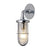 Ship's Well Glass Wall Light Wall Lights Original BTC Polished chrome Clear Glass 