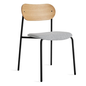 SideBySide Chair Side/Dining BluDot White Oak / Maharam Mode in Intaglio 