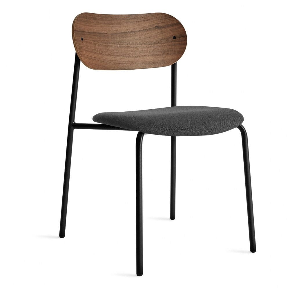 SideBySide Chair Side/Dining BluDot Walnut / Maharam Meld in Panda 
