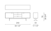 Simplon Sideboard Sideboards Cappellini 