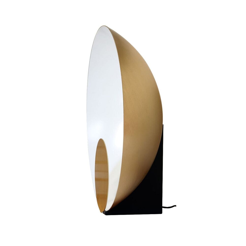 Siro Table Lamp lamps Oluce 17.7"W Satin Gold 