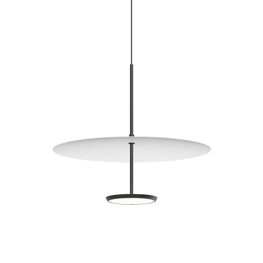 Sky Dome Pendant Pendant Lights Pablo 18" - Matte Black + White 