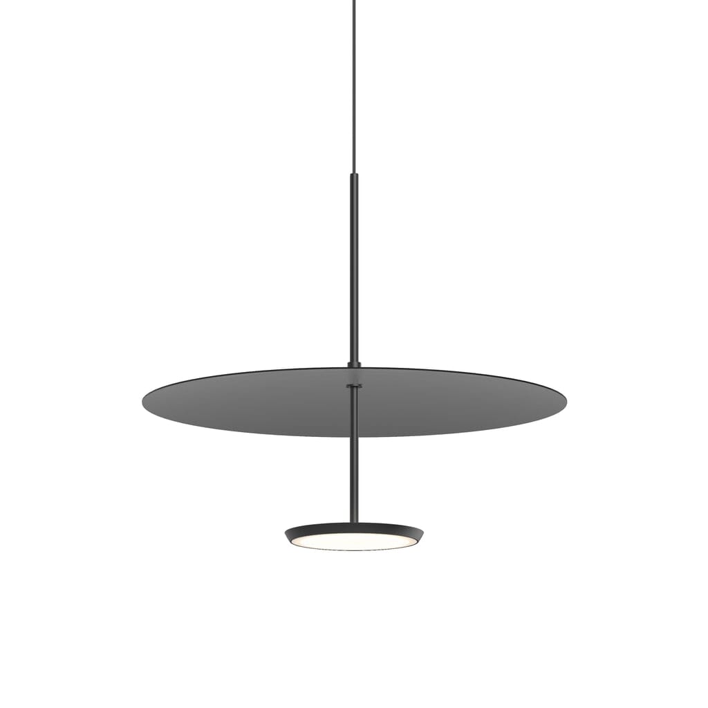 Sky Dome Pendant Pendant Lights Pablo 18" - Matte Black + Black 