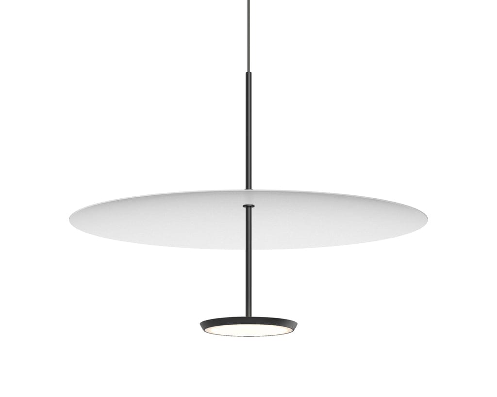 Sky Dome Pendant Pendant Lights Pablo 24" - Matte Black + White 