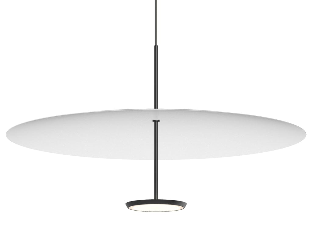 Sky Dome Pendant Pendant Lights Pablo 32" - Matte Black + White 