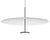 Sky Dome Pendant Pendant Lights Pablo 32" - Matte Black + White 