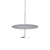 Sky Sound Pendant Light Pendant Lights Pablo 18" - Polished Aluminum + Stone Grey 