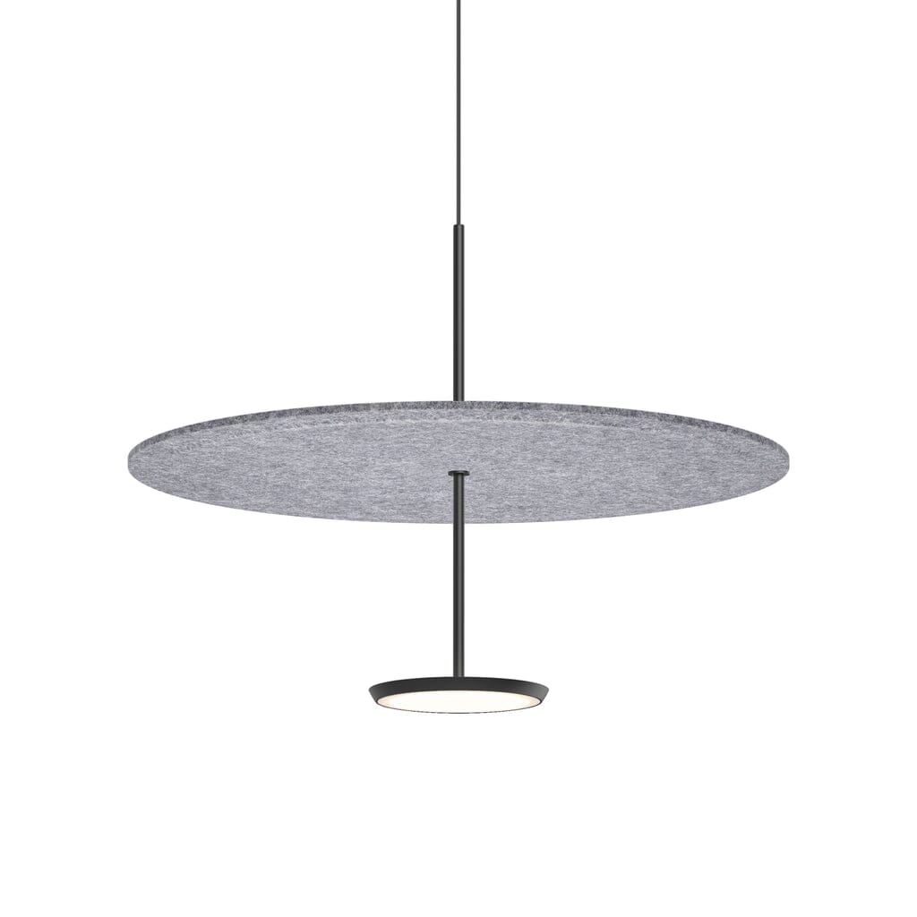 Sky Sound Pendant Light Pendant Lights Pablo 24" - Matte Black + Stone Grey 