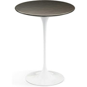 Saarinen Side Table - 16" Round side/end table Knoll White Slate, Natural 