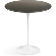 Saarinen Side Table - 20” Round side/end table Knoll White Slate, Natural 