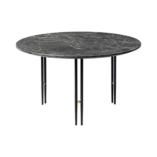 IOI Coffee Table Coffee Tables Gubi Small Grey Emperador Marble Black Semi Matt Base / Brass Sphere